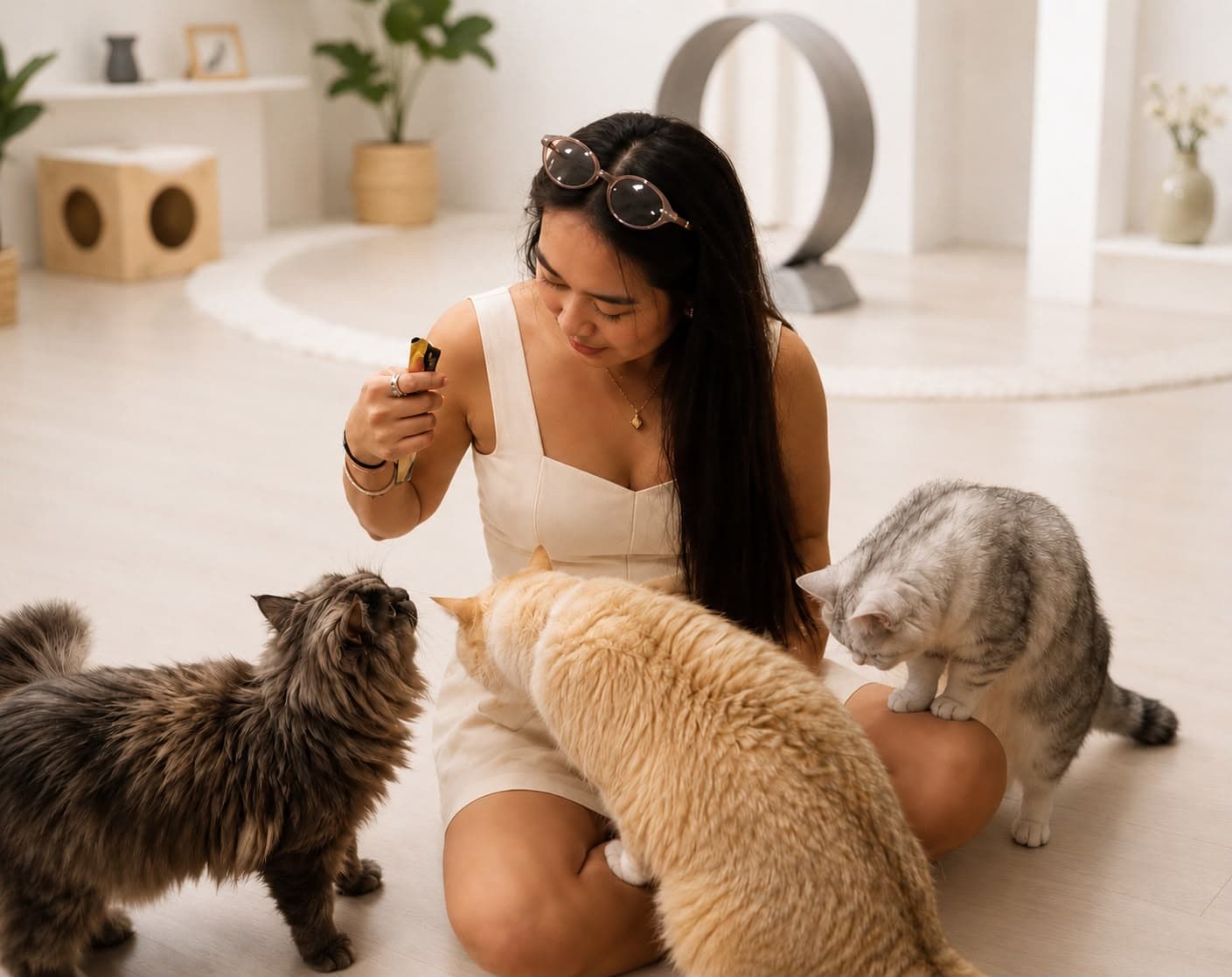 Crezia, a Pet House Call UAE Pet Sitter